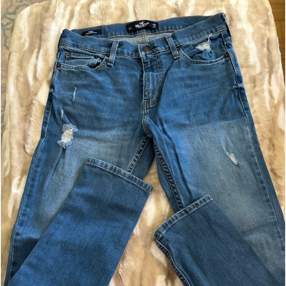 Hollister 30x32 epic flex skinny jeans distressed